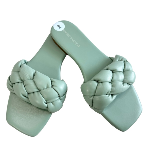 Marc Fisher Folier Padded Woven Flat Slides Size 9M - Picture 1 of 16